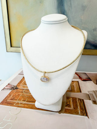 Magnetic Rope w/ Oval Pendant