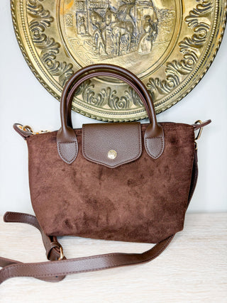Tack Room Suede Bag