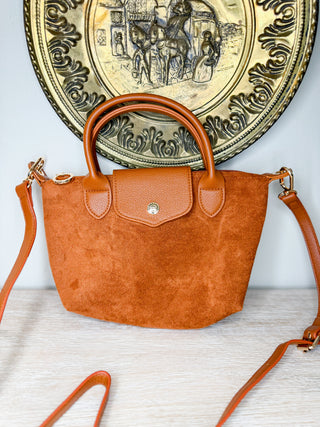 Tack Room Suede Bag