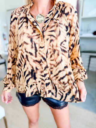 Lux Tiger Blouse
