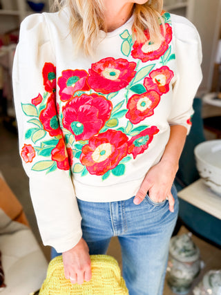 Poppy Patch Jasmine Top