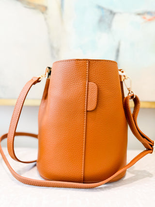 Leather Bucket Bag