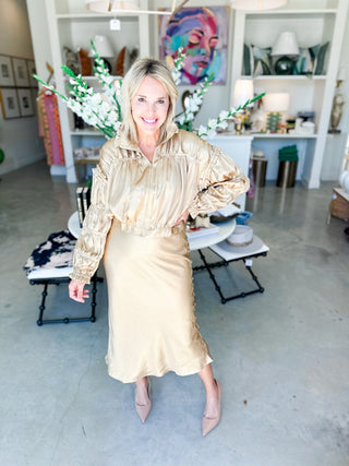 Golden Glamour Top