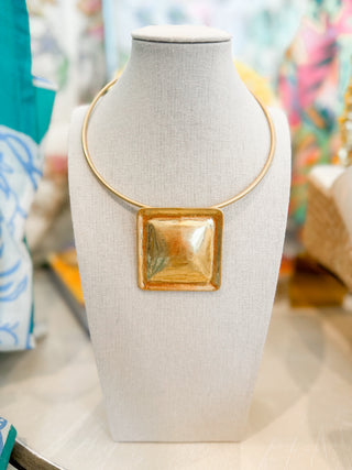 Golden Square Choker