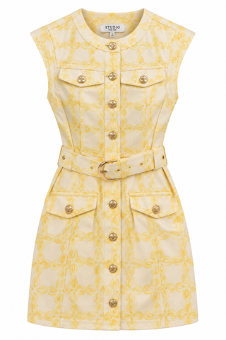 Sunny Side Denim Mini Dress