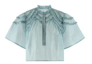 The Hayden Ruffle Shirt
