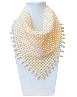 Round Top Pearl Necklace