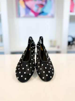 Heartful Rhinestone Flat