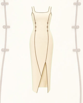 The Kriss Contrast Midi Dress