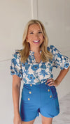Maddie Puff Sleeve Floral Top | ONLINE EXCLUSIVE